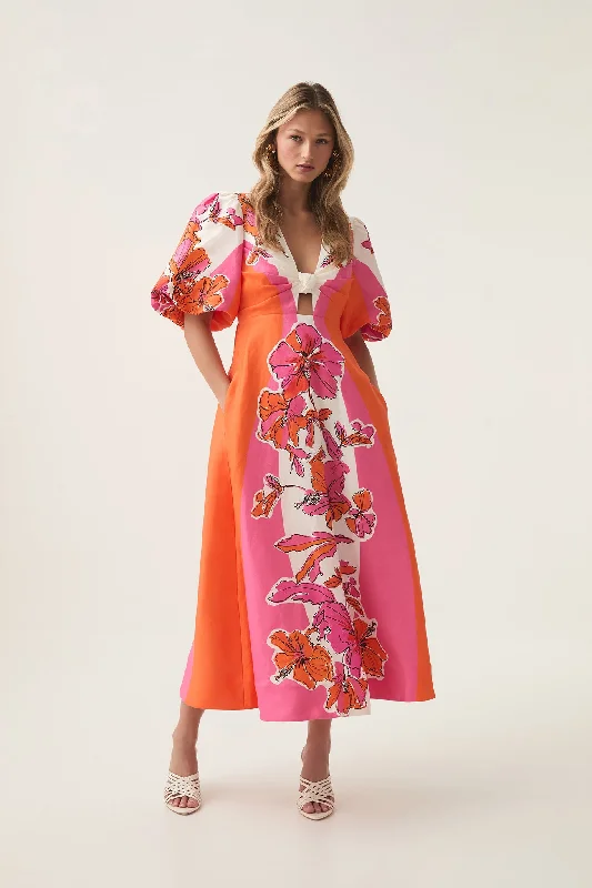 Buy More, Save More!Overflow Knotted Midi Dress