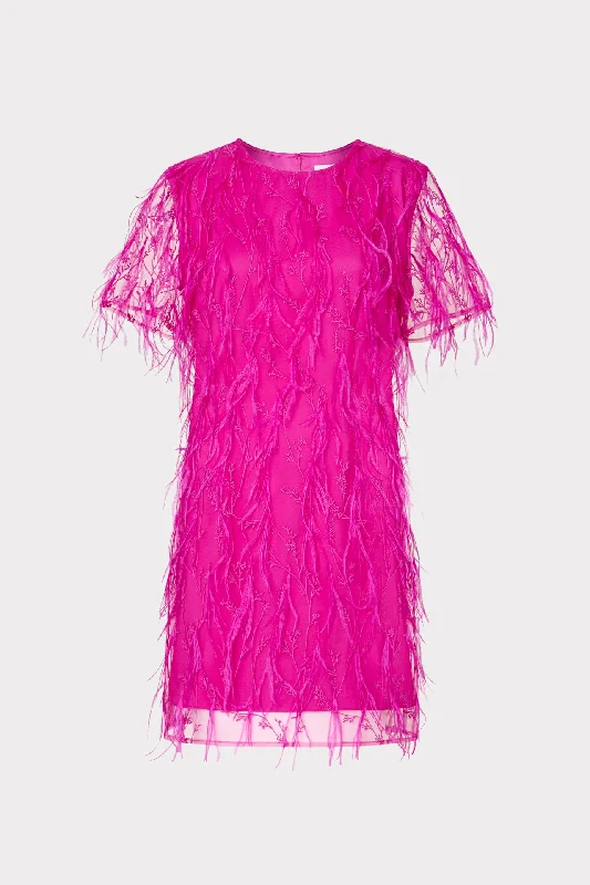 Huge Price Cuts Await!Rana Feather Dress