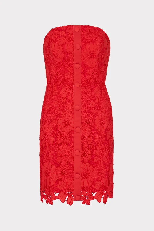 Your Wallet Will Thank You!Roja Lace Mini Dress