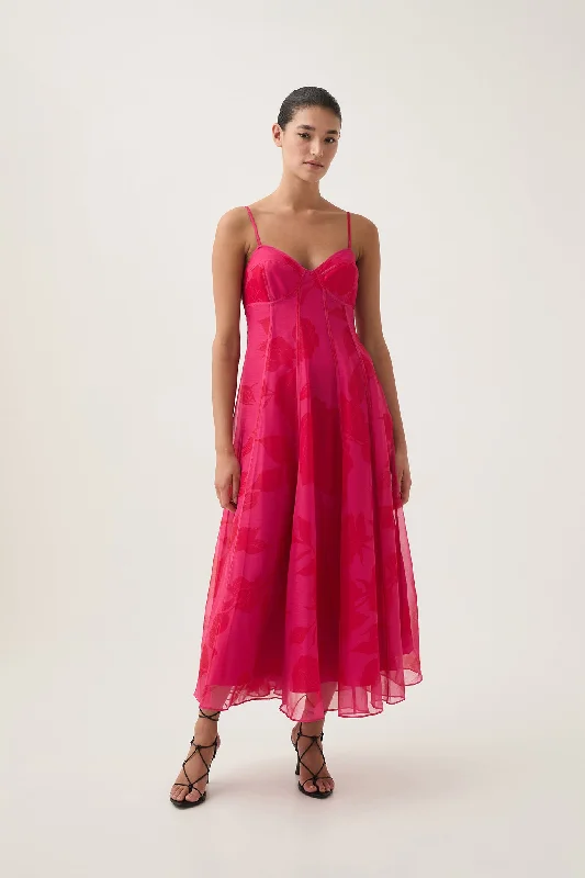 Save Like Never Before!Sway Panelled Midi Dress