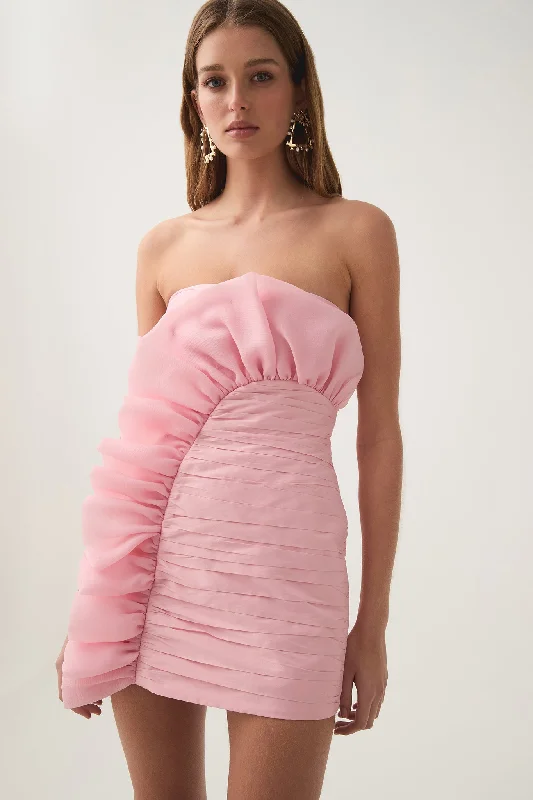 Limited Stock Available!Telma Ruffle Micro Mini Dress