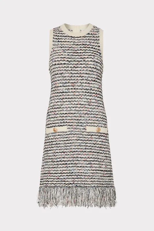 Price Drops You’ll Love!Textured Fringe Knit Mini Dress
