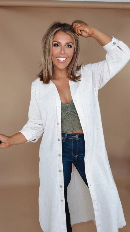 Shop the Hottest Deals!V Neck Button Down Linen Dress