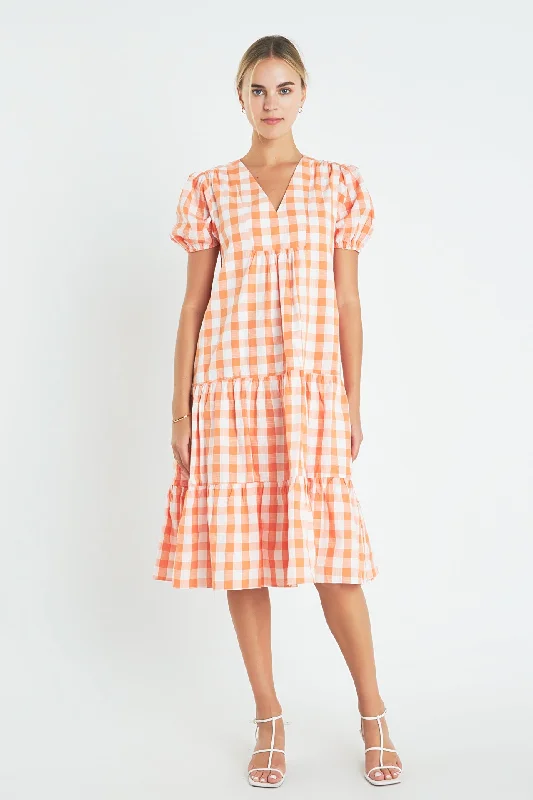 Price Drops You’ll Love!Gingham Midi Dress
