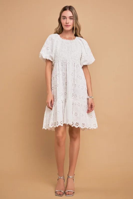Biggest Sale of the Season!Premium Knit and Embroidery Combo Dress