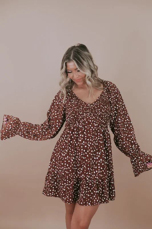 Price Drop Alert!Limitless Mini Dress, Chocolate