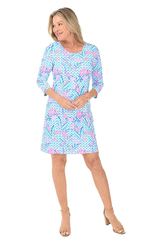 Save More Than Ever!Tropical Trellis UPF50+ Travel Dress
