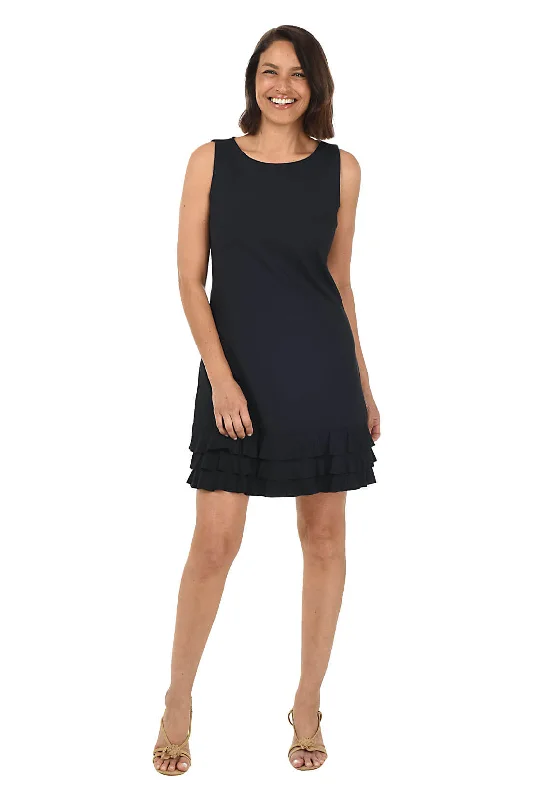 Don't Miss Out!Solid UPF50+ Ruffle Dress