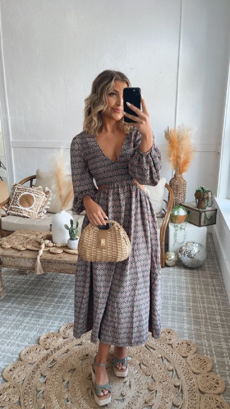 Limited-Time Price Drop!Garden Bliss Maxi Dress, Black