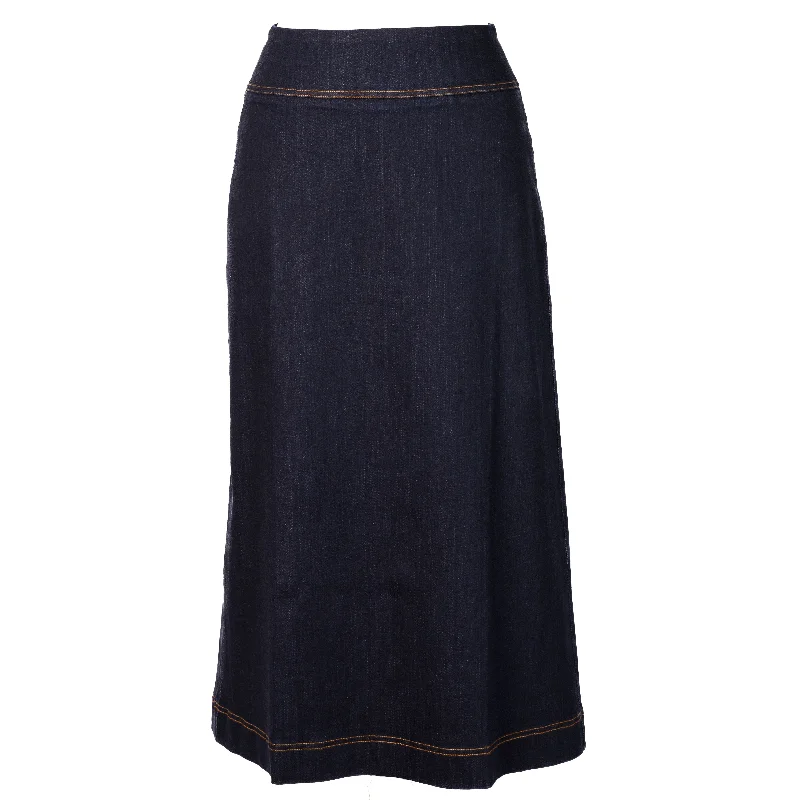 One Click Away from Big Savings!A-line Dark Denim Skirt