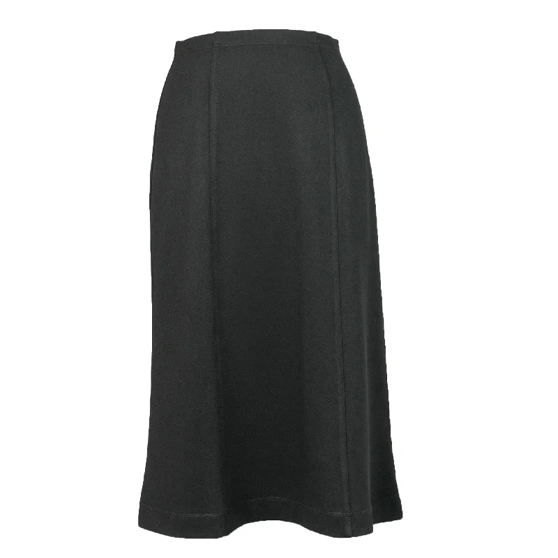 Your Exclusive Offer Awaits!Classic Panel Black Skirt