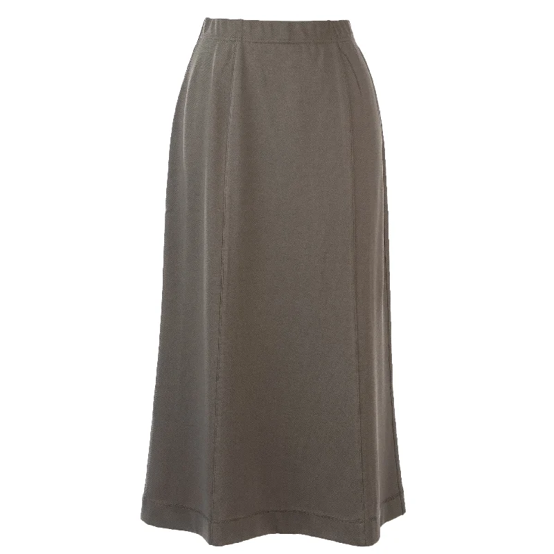 Crazy Discounts Inside!Classic Panel Antique Gray Skirt