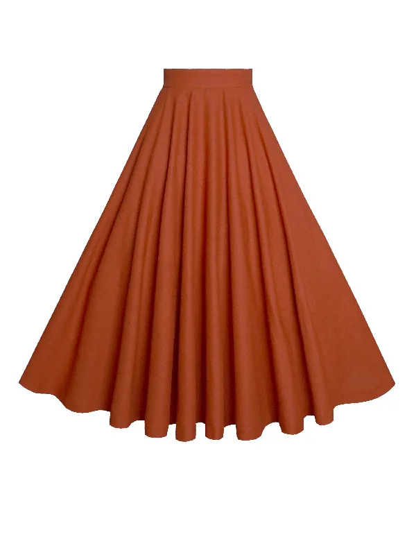 Massive Price Cuts!MTO - Lindy Skirt in Redwood Linen
