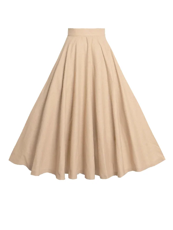 Your Shopping Spree Starts Here!MTO - Lindy Skirt in Sand Dollar Linen