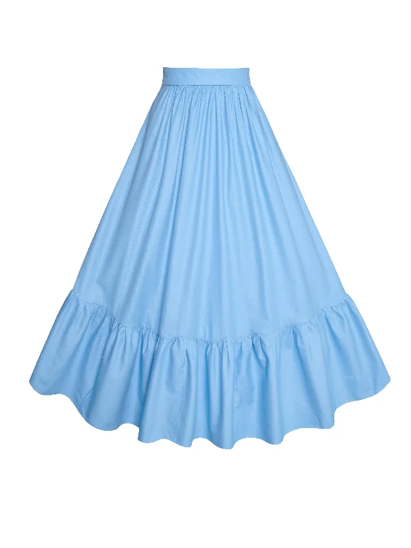 Today Only – Don’t Miss It!MTO - Rosita Skirt Cinderella Blue Cotton
