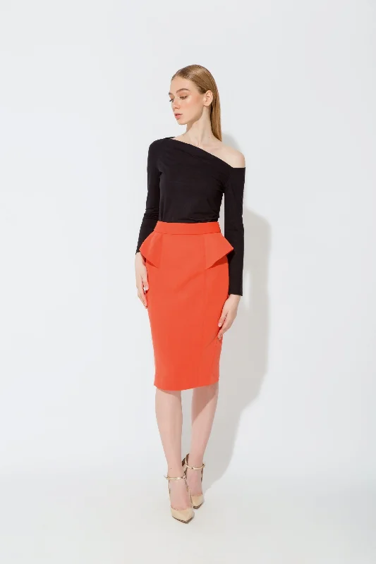 Don’t Wait – Deals Won’t Last!Orange Ruffle Skirt