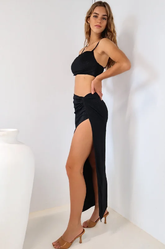 Exclusive Deals Just for You!Renee Set Skirt - Black