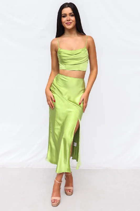 Lowest Prices Guaranteed!Rihanna Set Skirt - Lime