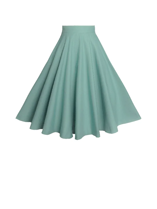Time to Snag a Bargain!RTS - Size L - Lindy Skirt in Jade Green Cotton