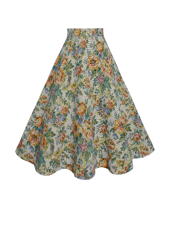 Massive Price Cuts!RTS - Size S - Lilian Skirt Tapestry "Modern Romance"