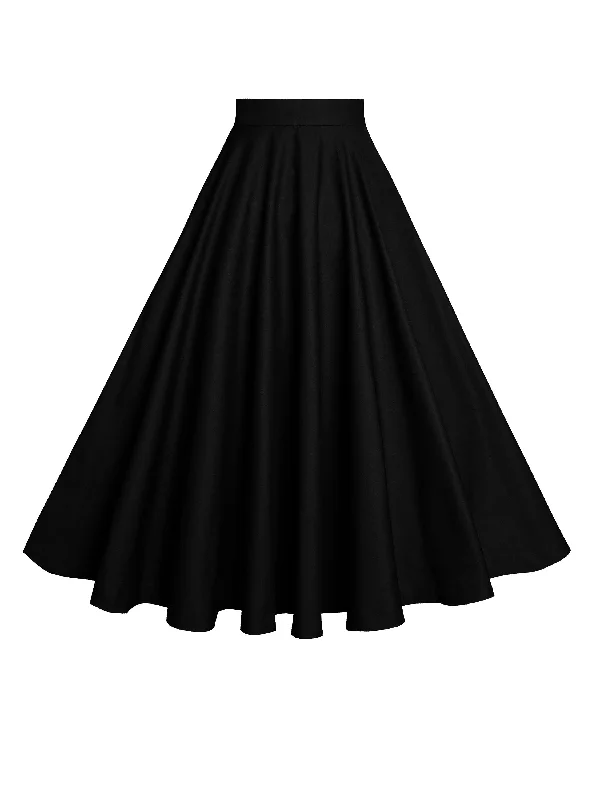 Get More, Spend Less – Shop Now!RTS - Size S - Lindy Skirt in Raven Black Cotton