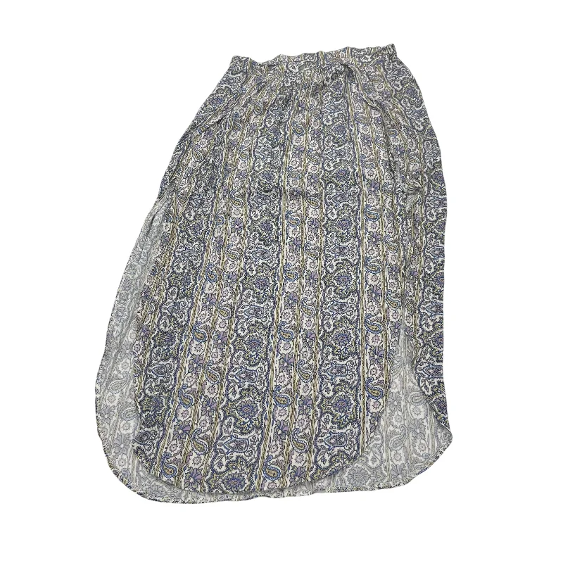 Save More Than Ever!SKIRT MAXI By AMERICAN EAGLE In BLUE & WHITE, Size:L