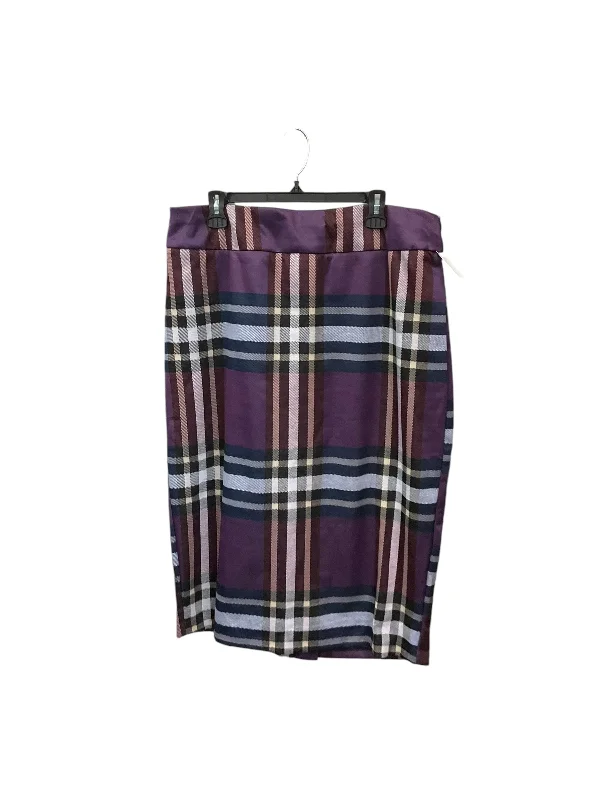 Savings You Can’t Ignore!Skirt Maxi By Ashley Stewart In Plaid Pattern, Size: 1x