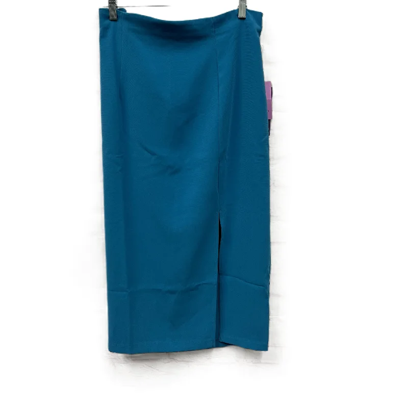 Save Money, Shop Happy!Skirt Maxi By Sergio Hudson In Blue, Size: 16