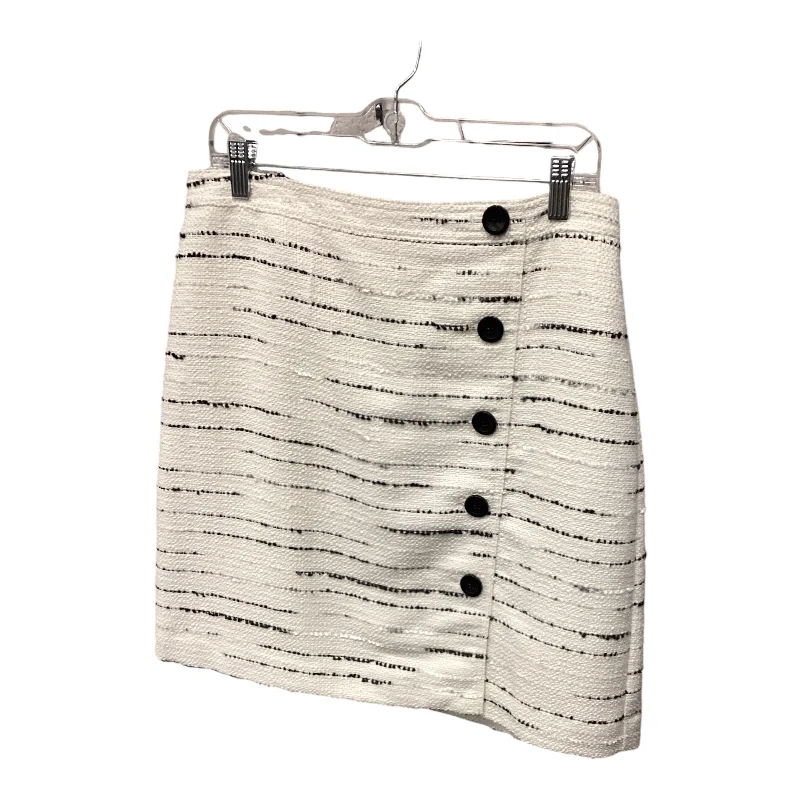 Special Offer – Act Fast!Skirt Midi By Ann Taylor In White, Size: 10