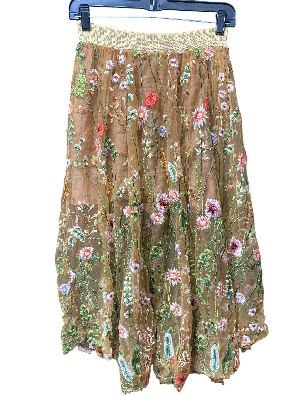 Today’s Deals, Tomorrow’s Regrets!Skirt Midi By Aratta Silent Journey In Brown, Size: Xs