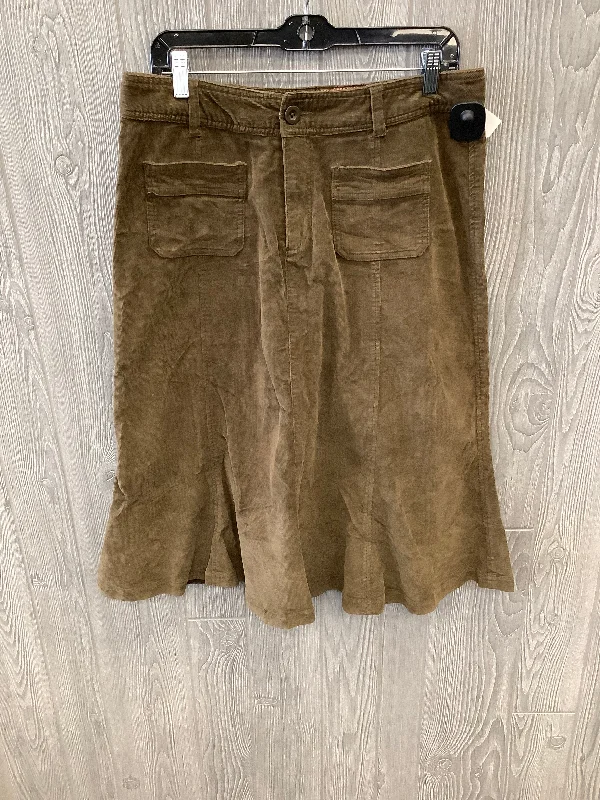 Enjoy Huge Discounts Now!Skirt Midi By Aventura In Brown, Size: 10