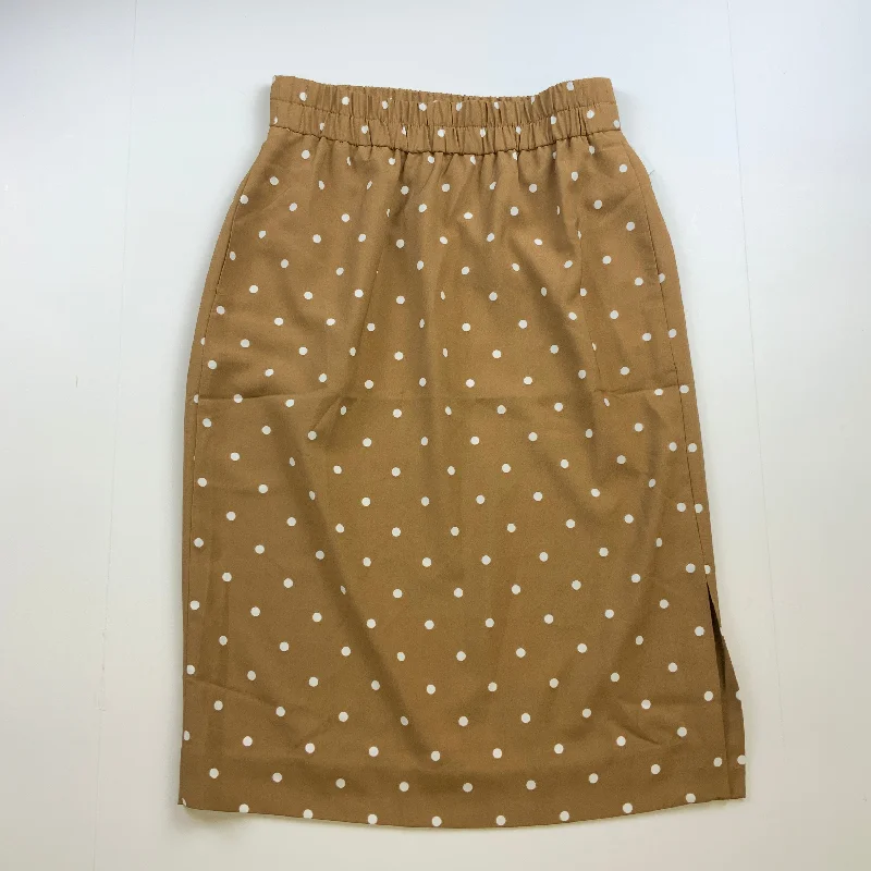 Hurry! While Supplies Last!Skirt Midi By J. Crew In Brown, Size: Xs