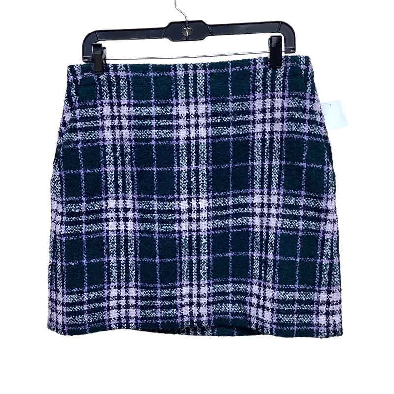 Hurry! While Supplies Last!Skirt Midi By Loft In Plaid Pattern, Size: 8