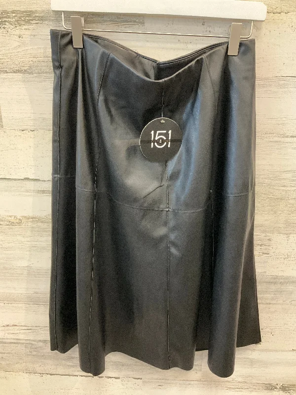 One Click Away from Big Savings!Skirt Midi By One 5 One In Black, Size: 8