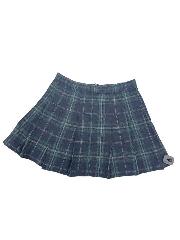 Best Price of the Season!Skirt Midi By Shein In Plaid Pattern, Size: Xl
