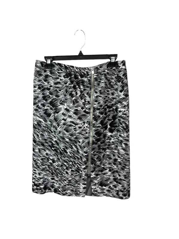 Price Drop Alert!Skirt Midi By Talbots In Black & Grey, Size: M