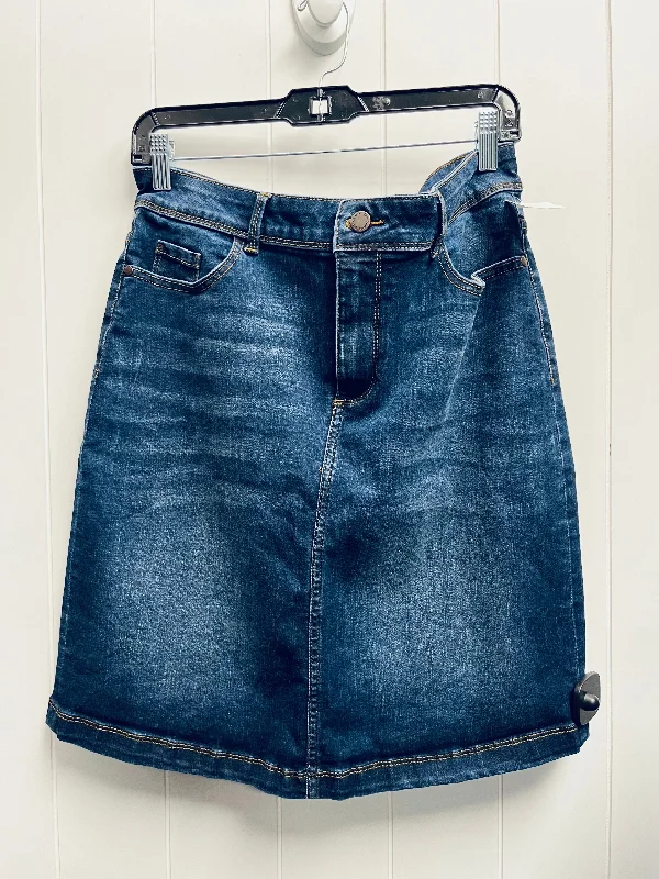 Shop Early, Save Big!Skirt Mini & Short By Dip In Blue Denim, Size: 16