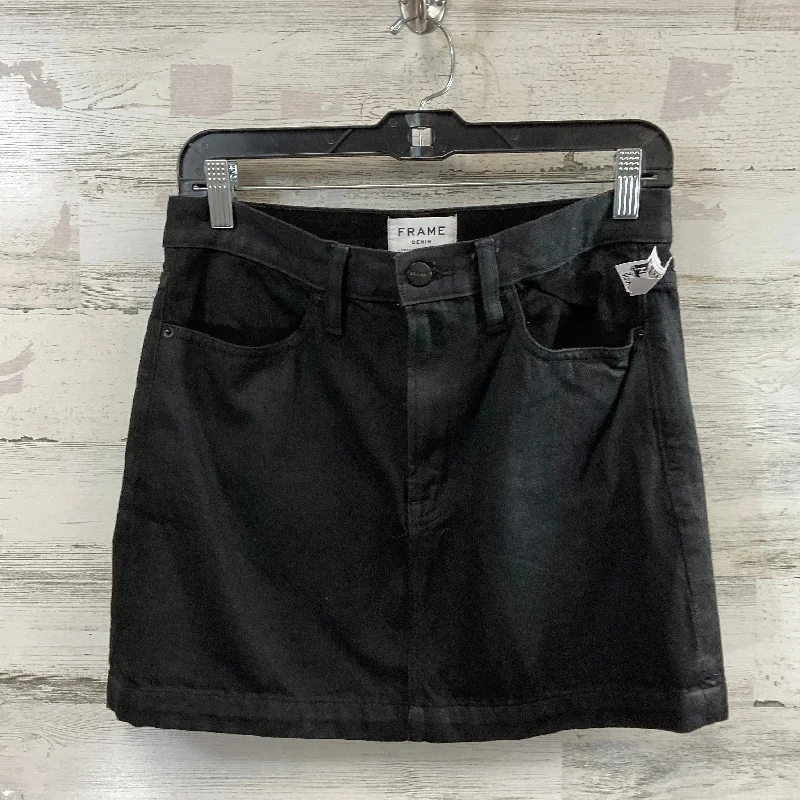 Don’t Wait – Deals Won’t Last!Skirt Mini & Short By Frame In Black Denim, Size: 2