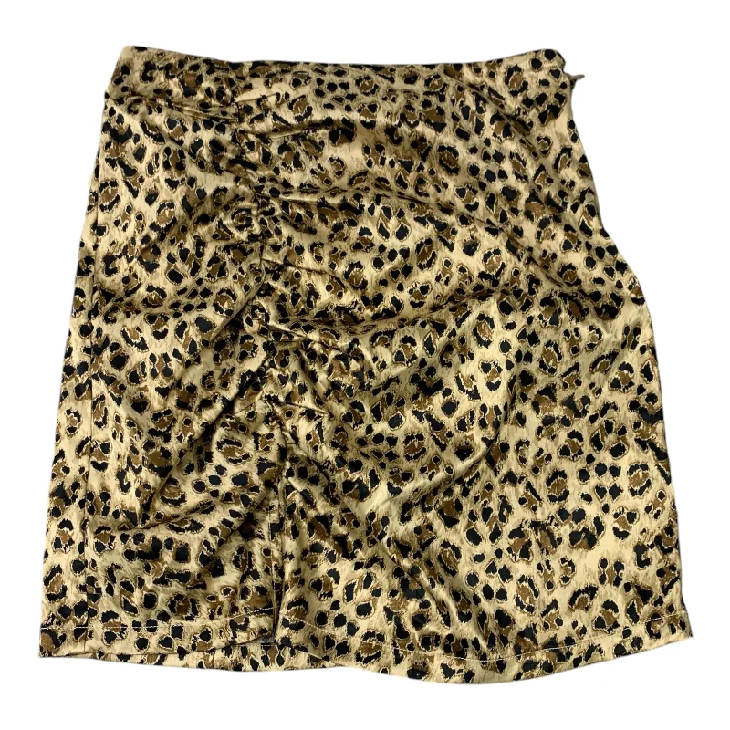 Score Huge Discounts Today!Skirt Mini & Short By Free People In Animal Print, Size: S