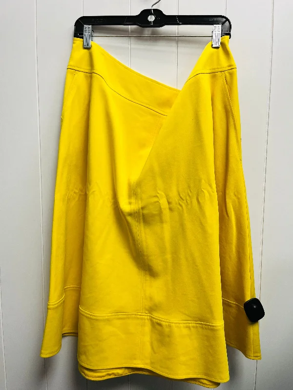 Special Offer – Act Fast!Skirt Mini & Short By Lane Bryant In Yellow, Size: 20
