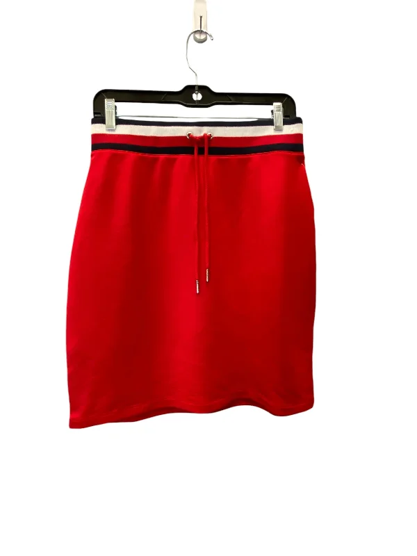 Save Up to 50% Off!Skirt Mini & Short By Tommy Hilfiger In Red, Size: 6