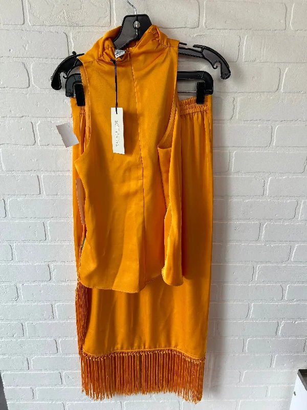 Crazy Discounts Inside!Skirt Set 2pc By Rachel Zoe In Orange, Size: Xs