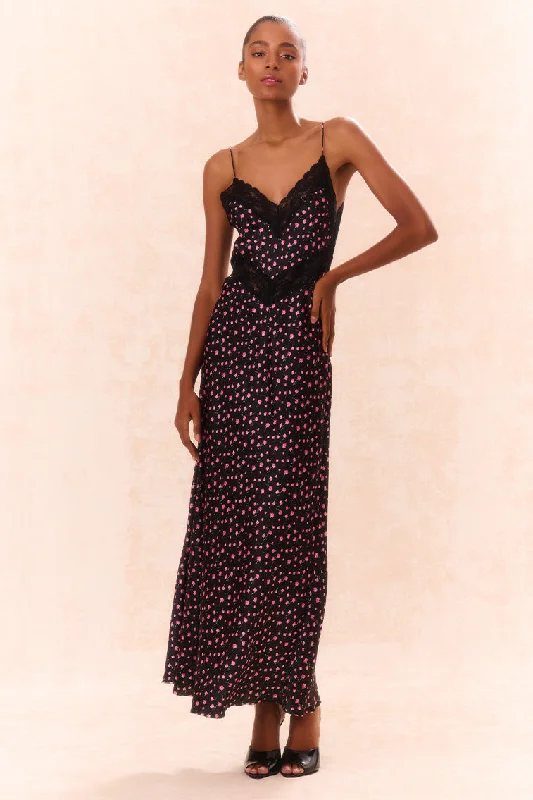Don't Miss Out!Serita Silk Floral Maxi Dress