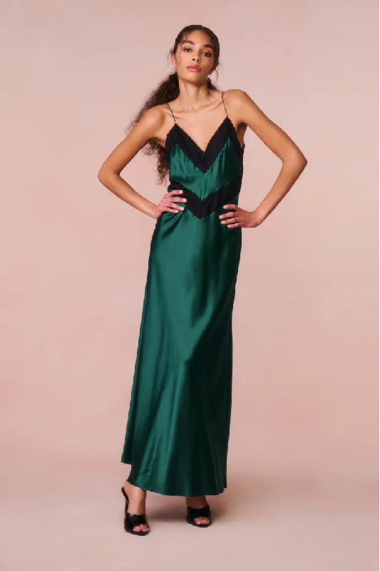 Buy More, Pay Less!Serita Lace-Trimmed Maxi Dress
