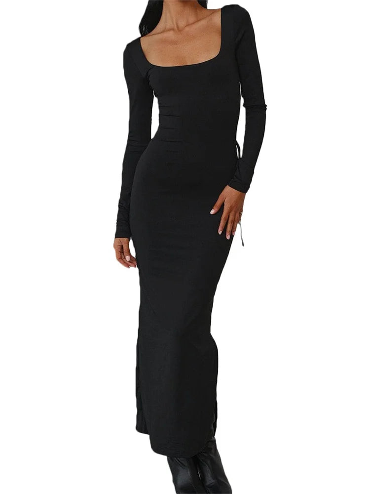 Crazy Discounts Inside!Amy Fashion - Sexy Women Backless Hollow Out Criss-cross Tie-up Sleeve Black Solid Slim Fit Party Vestidos Crazy Discounts Inside!Amy Fashion - Sexy Women Backless Hollow Out Criss-cross Tie-up Sleeve Black Solid Slim Fit Party Vestidos
