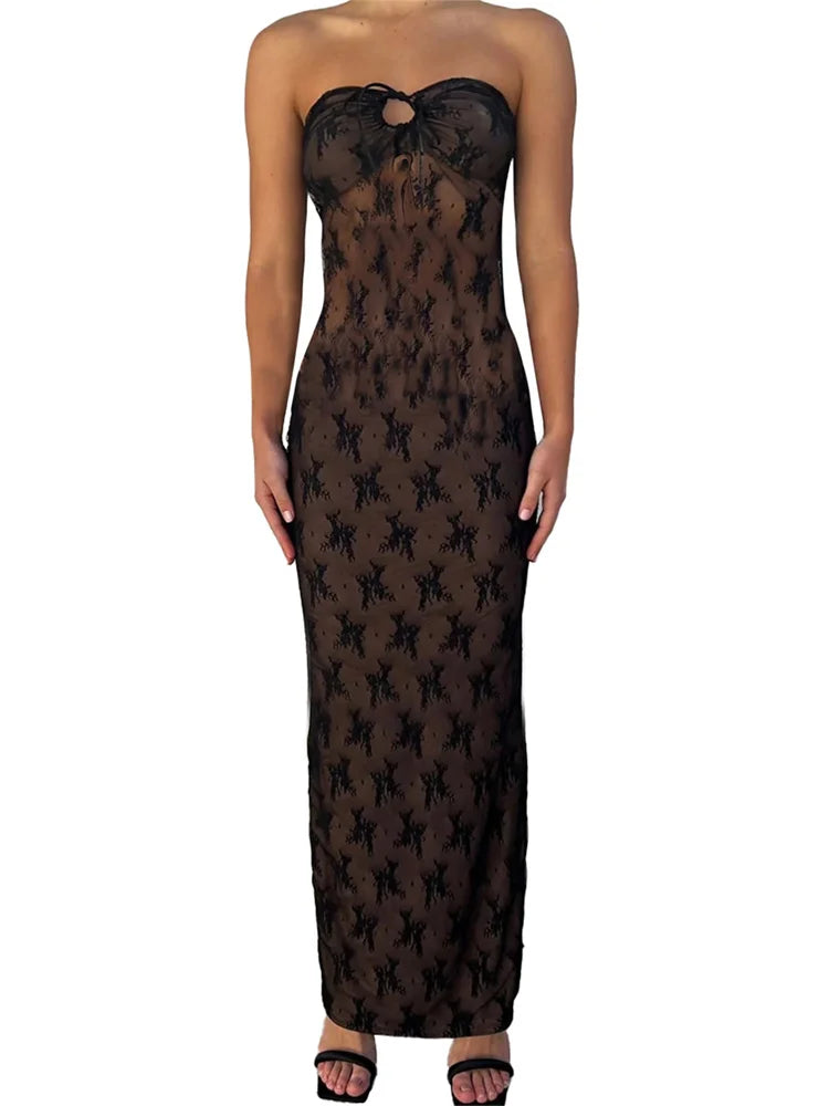 Best Offers of the Month!Amy Fashion - Sexy Women Lace Strapless Off Shoulder Tube Party Club Mesh See Through Tie-up Slim Fit Vestido Best Offers of the Month!Amy Fashion - Sexy Women Lace Strapless Off Shoulder Tube Party Club Mesh See Through Tie-up Slim Fit Vestido
