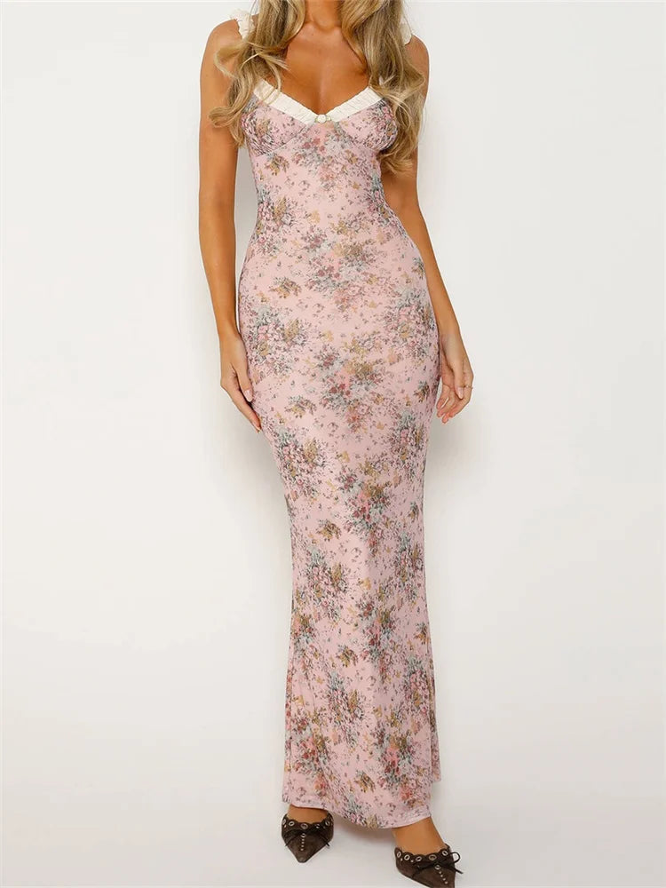 Exclusive Savings This Week!2024 Women Sleeveless V-neck Backless Floral Print Patchwork Summer Cocktail Party Female Vestidos Exclusive Savings This Week!2024 Women Sleeveless V-neck Backless Floral Print Patchwork Summer Cocktail Party Female Vestidos