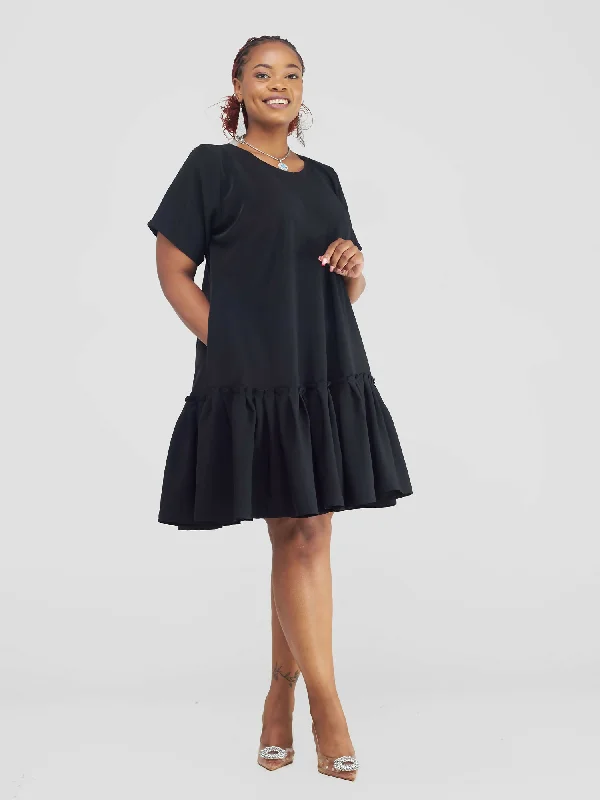 Save Money, Shop Happy!Mina Shift Dress - Black