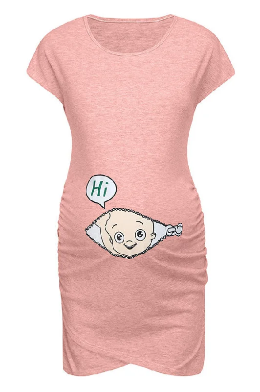 Bigger Savings, Better Shopping!Comfortable Cartoon Cotton Fashion Maternity Dress Bigger Savings, Better Shopping!Comfortable Cartoon Cotton Fashion Maternity Dress