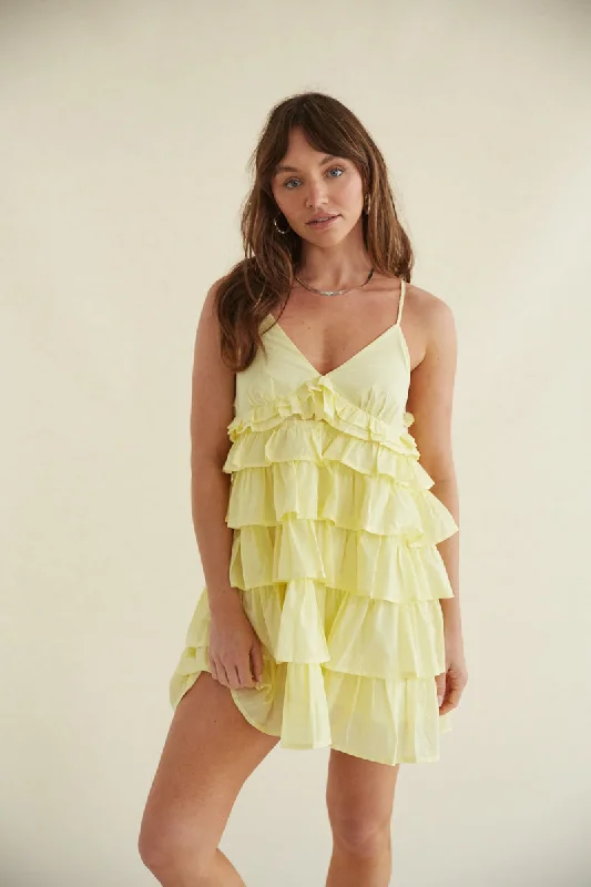 New Discounts Just Dropped!Ella Tiered Ruffle Babydoll Mini Dress